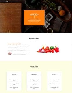  YJ Foody v1.0 - template for Joomla restaurant 