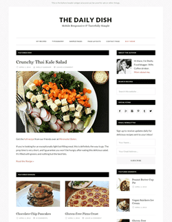 SP Daily Dish Pro v1.0.2 - шаблон для Wordpress