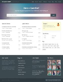  Knowledge Base v1.4.1 - wiki Wordpress template from themeforest No. 4146138 