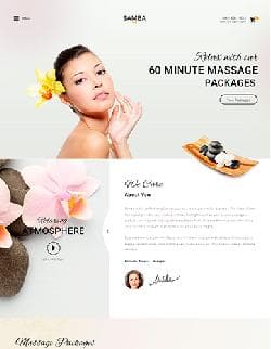 S5 Samba Spa v1.3 - a template of the website of massage salon for Joomla