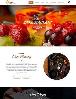ZT Restaurant v1.1.0 - a template of the website of restaurant for Joomla