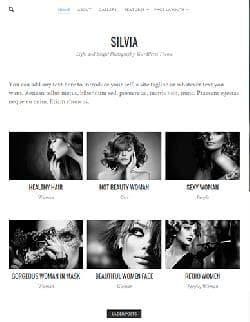 TJ Silvia v1.0 - a free template for the photographer
