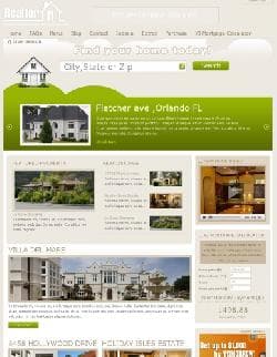YJ Realtor v1.0 - a real estate website template for Joomla