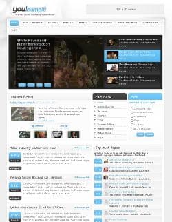  YJ Youbumpit v1.0 - template for news site about music for Joomla 
