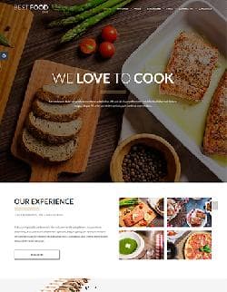 JM Best Food Bar v1.03 EF4 - a template of the website of restaurant for Joomla
