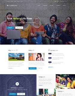 S5 Campus Life v1.0.0 - an educational template for Joomla