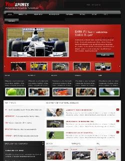 YJ Yousports v1.0.1 - a sports template for Joomla