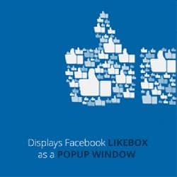 Facebook Likebox Popup v - всплывающее окно для Facebook