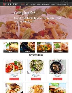  V LT Restaurant is premium template for Joomla 