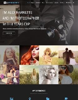 LT Photography v - premium template for Joomla