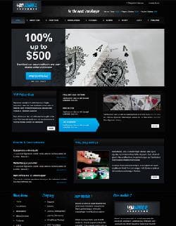 YJ YouWinner v1.0.1 - a website template about casino, poker, gambles
