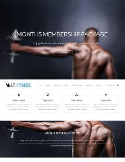 LT Fitness v - a premium a template for Joomla