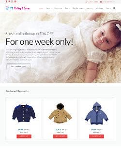 LT Baby Shop v - a premium a template for Joomla