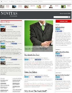 Novitas v - a premium a template for Joomla