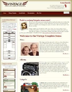 Vintage v - a premium a template for Joomla