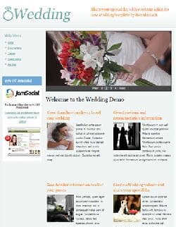 Wedding v - a premium a template for Joomla