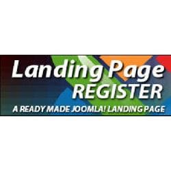  Landing Page Register v - creating a simple landing page on Joomla 