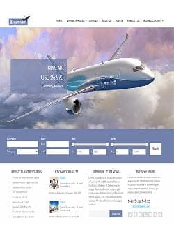  OS Jet Charter Flights v3.9.10 - премиум шаблон для авиакомпании 