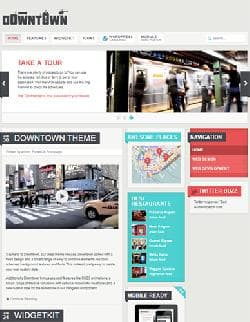  WP Downtown v1.0.9 WARP 6.4.8 - премиум шаблон для Wordpress 