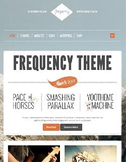 WP Frequency v1.0.9 WARP 7.3.28 - a premium a template for Wordpress