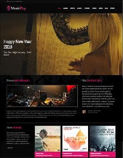 MusicPlay v8.0.0 - the WordPress template for band No. 5979416