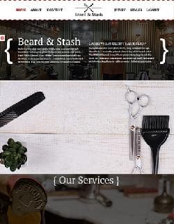  JXTC Beard & Stash v3.4.0 - premium template for hairdresser 