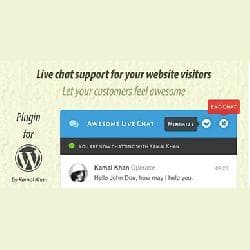  Awesome Live Chat v1.4.0 - организация онлайн чата для Wordpress 