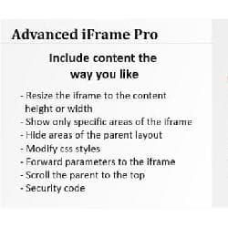 Advanced iFrame Pro v7.5.7 - создание фреймов для Wordpress 