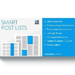Smart Post Lists Widget for WordPress v2.8 - a conclusion of articles in the form of lists for Wordpress