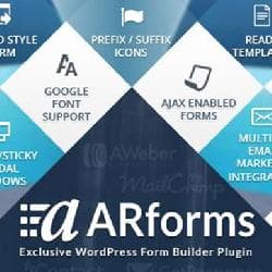 ARForms WordPress Form Builder Plugin v2.7.6 - the designer of forms for Wordpress