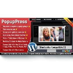  PopupPress v2.3.8 - создание всплывающих окон для Wordpress 