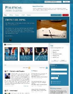 S5 Political v1.0 - шаблон блога для Joomla о политике