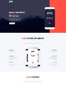 YJ Apps v1.0.0 - a premium a template of the website of mobile applications