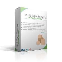  Table Rate Shipping v4.2 - таблица доставки для WooCommerce 