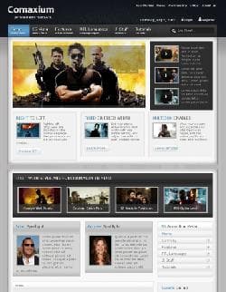 S5 Comaxium v2.0.0 - a website template about movies for Joomla