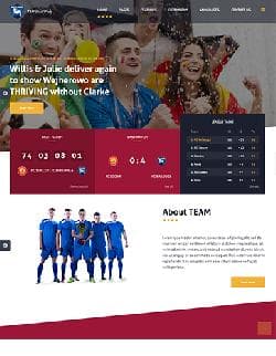 JM Sport v1.04 EF4 - премиум шаблон сайта о футболе