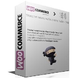 Woocommerce Variations to Table Grid v1.2.3 - изменение макета отображения продуктов WooCommerce