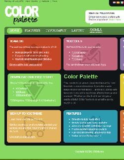 YOO Color Palette v1.5.4 - шаблон портфолио для Joomla