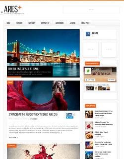 Ares v2.4 - the WordPress template from Themeforest No. 918661