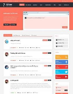  Ask Me v5.1 - Wordpress template from Themeforest No. 7935874 