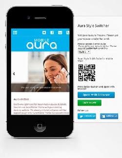 Aura Mobile Theme v1.6.2 - the WordPress template from Themeforest No. 6956620