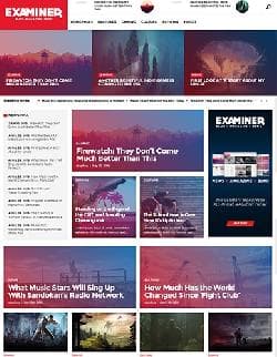 Examiner v1.5.1 - the WordPress template from Themeforest No. 12323814