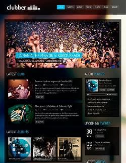 Clubber v2.6.1 - the WordPress template from Themeforest No. 3427687