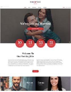 S5 Emma and Mason v1.0 - a premium a template for the website of events
