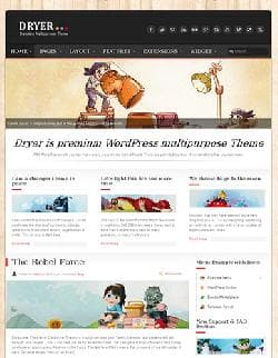  Dryer v2.6.1 - премиум шаблон для Wordpress №1945888 