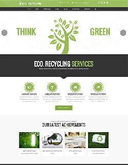  Eco Recycling v1.6 - worpdress шаблон от Themeforest №9850285 
