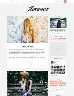 Florence v1.2.4 - worpdress a template from Themeforest No. 9574909