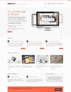 Minicorp v2.4 - worpdress a template from Themeforest No. 4772976