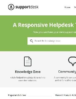  Support Desk v1.0.16 - worpdress template from Themeforest No. 4321280 