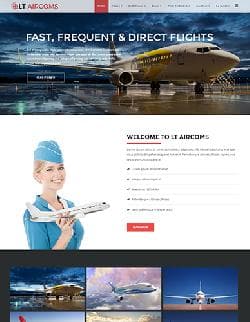 LT Aircoms v1.0 - a premium a template for the website of air transportation